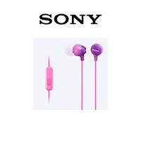 Audífonos Sony EX15AP Con Micrófono Violeta