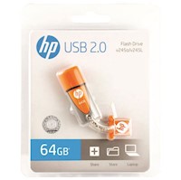 Memoria USB 64GB HP Flash Drive V245O Naranja/Gris