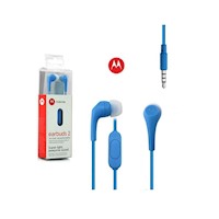 Audifonos Motorola Earbuds 2 C/Micro Azul