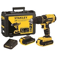 Taladro Percutor Stanley SCH20C2K 20v Litio 1/2" + Maleta