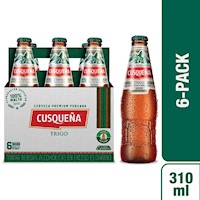 Cerveza CUSQUEÑA Trigo Pack 6 Botella 310ml