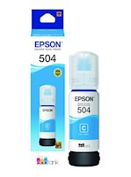 Epson Botella de tinta T504 Cyan Azul - T504220-AL