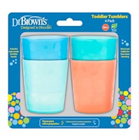 Pack 4 vasos para niños  TF018 Dr. Brown´s