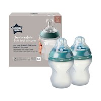 Biberón Closer to Nature Silicona Tommee Tippee 9oz x 2