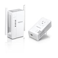 Trendnet Kit Adaptador Wireless 1200 AV2 Powerline WiFi - TPL-430APK