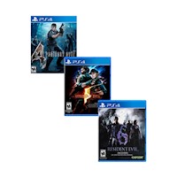 Resident Evil 4, 5 y 6 Ps4