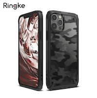 Case Ringke Fusion X para IPHONE 12 MINI - Negro Camuflado