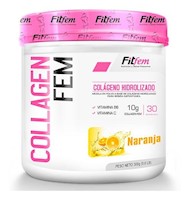 Collagen Fem 300gr Fitfem Colágeno Hidrolizado UN + Obsequio