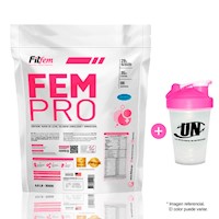 Proteína Fitfem Fem Pro 3kg Fresa + Shaker