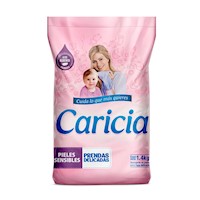 Detergente en Polvo CARICIA Ropa Delicada Bolsa 1.4Kg