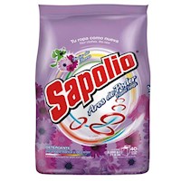 Detergente en Polvo SAPOLIO Floral Bolsa 2000g