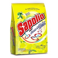 Detergente en Polvo SAPOLIO Limón Bolsa con Asa 4Kg