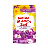 Detergente en Polvo MAGIA BLANCA Lavanda Bolsa 4Kg