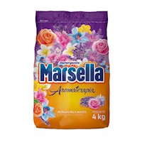 Detergente en Polvo MARSELLA Petalos Relajantes Bolsa 4Kg