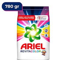 Detergente en Polvo ARIEL Revitacolor Bolsa 780g
