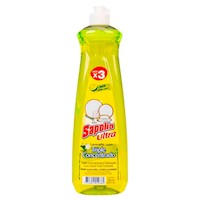 Lavavajilla Líquido SAPOLIO Limón Botella 750 ml