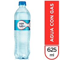 Agua SAN LUIS con Gas Botella 625ml