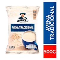 Avena QUAKER Tradicional Bolsa 500gr