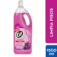 Limpiador de Pisos CIF Líquido Lavanda y Menta Botella 1.5L