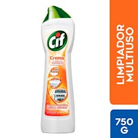 Crema Multiuso CIF Flores Naranja Frasco 750ml