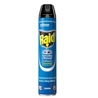 Insecticida RAID Zancudo y Moscas Aerosol 400ml