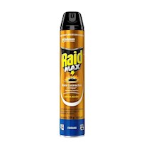 Insecticida RAID MAX Cucarachas y Chiripas Aerosol 400ml