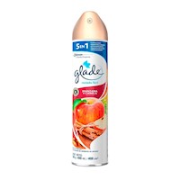 Aromantizante en Spray GLADE 5 en 1 Manzana y Canela Frasco 400ml