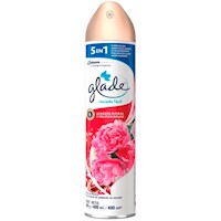 Aromantizante en Spray GLADE 5 en 1 Floral Frasco 400ml