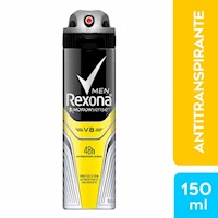 Desodorante Aerosol REXONA para Hombre V8 Frasco 150ml