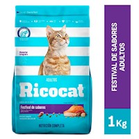 Comida para Gatos RICOCAT Festival de Sabores Bolsa 1 kg