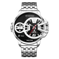 RELOJ WEIDE - CASUAL PALTEADO Y NEGRO | SKU: WEI-3