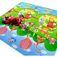 Alfombras Infantiles Tapete Grueso Reversible Impermeable