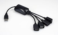 Xtech Cable Hub USB 4 Type A Adaptador - XTC-320