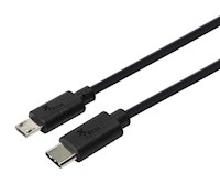 Cable Xtech 1.8m USB-C A Micro-USB Negro XTC-520