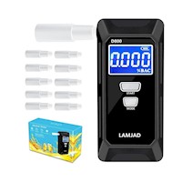 Alcoholímetro Lamjad con pantalla LCD digital