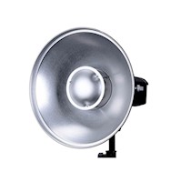 Beauty Dish Godox BDR-S420 plateado - montura Bowens