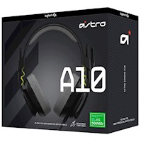 Audífono Gamer Astro A10 Gen 2 - NEGRO