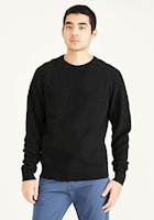 Sweater Core Crew Regular Fit Negro