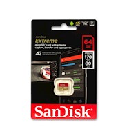 Memoria Sandisk Extreme A1 Micro SD 64gb 170mb/s