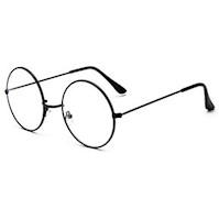 Montura de Lentes Redondo Tipo Harry Potter - Negro