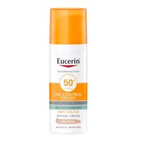 Eucerin Protector Solar Facial Oil Control Tono Medio Fps50+