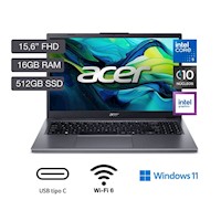 Laptop Acer Aspire 15 Intel Core 5 120U 16GB 512GB A15-51P-57UK