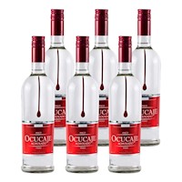 Pack x6 Pisco Gota Ocucaje Acholado 700 ml