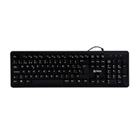 Teclado Lavable TEROS TE-4065N USB Español IPX7 Negro