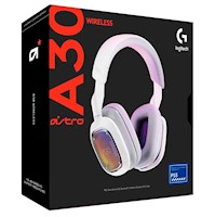 Audífonos Gamer Astro A30 Wireless para Ps5 Pc Mac White