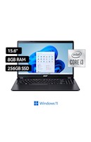 Laptop Aspire 3 CI3 1005G1 8GB 256GB SSD 15.6" W11