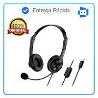 Audífono con Micrófono Genius HS-230U USB-C  Negro
