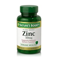 Zinc 50 mg (250 Tabletas) – Nature’s Bounty