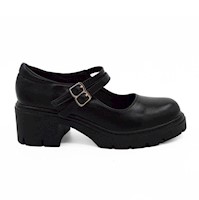 MOCASIN MUJER STHEF NEGRO 8119