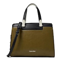 Cartera Crossbody Calvin Klein Doble Asa Velora Tailored Satchel